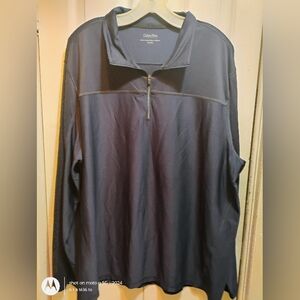 Calvin Klein Performance Dark Blue Half-Zip Top